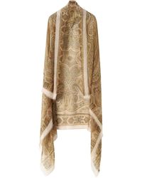 Loro Piana - Talia Paisley Large Shawl - Lyst