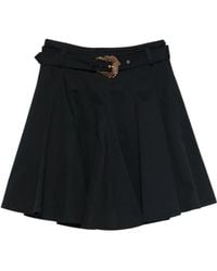 Versace Jeans Couture - Couture Pleated Belted Skirt - Lyst