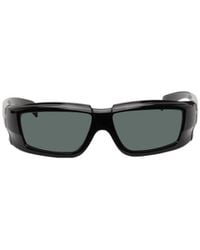 Rick Owens - Rectangular Frame Sunglasses - Lyst