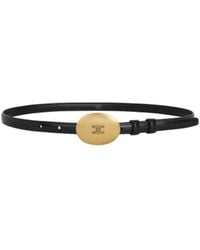 Celine - Thin Plate Belt 13Mm - Lyst