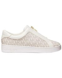 MICHAEL Michael Kors - Keaton Logo-Print Sneakers - Lyst