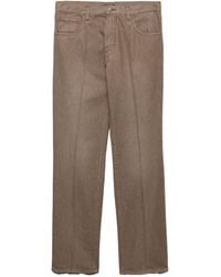 Prada - Five-Pocket Washed Denim Jeans - Lyst