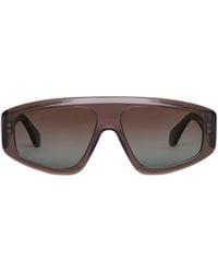 Alaïa - Aviator Mask Sunglasses - Lyst