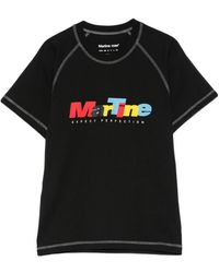 Martine Rose - Raglan Shrunken T-Shirt - Lyst