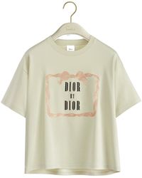 Dior - Book Cover Oversized Cropped T-Shirt - Lyst
