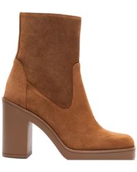 Stuart Weitzman - Betenny 80 Zipper Ankle Boots - Lyst