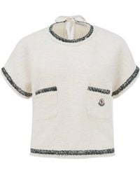 Moncler - Tweed Blouse - Lyst