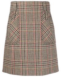 Miu Miu - Plaid Skirt - Lyst