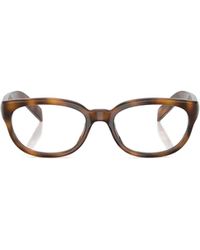 Prada - Eyewear	Round Frame Glasses - Lyst