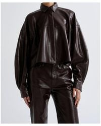 Agolde - Collared Long-Sleeved Shirt - Lyst