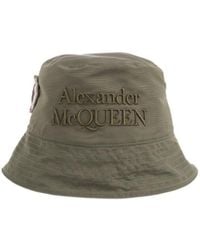 McQueen - Reversible Bucket Hat - Lyst