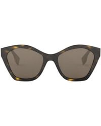 Fendi - Eyewear Square Frame Sunglasses - Lyst
