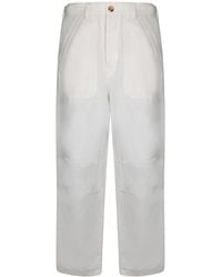 Brunello Cucinelli - Buttoned Straight Leg Trousers - Lyst