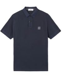 Stone Island - Logo Patch Short Sleeved Polo Shirt - Lyst