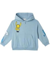 Stella McCartney - All-Over Print Cotton Hoodie - Lyst