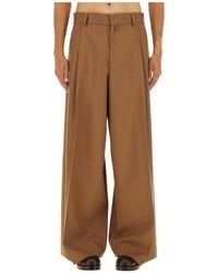 Dries Van Noten - Wide Pleated Pants - Lyst
