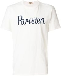 Maison Kitsuné - Parisien Printed T-Shirt - Lyst