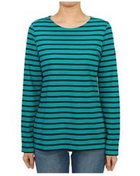 Saint James - Striped Long-Sleeved T-Shirt - Lyst