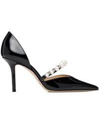 Jimmy Choo - Aurelie 85 Pointed-Toe High Heels - Lyst