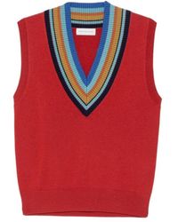 Dries Van Noten - V-Neck Knit Vest - Lyst