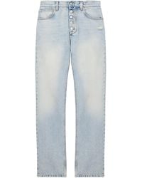 McQueen - Stonewashed Slim Fit Jeans - Lyst