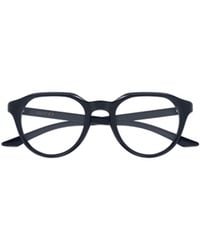 Gucci - Eyewear Oval Frame Glasses - Lyst