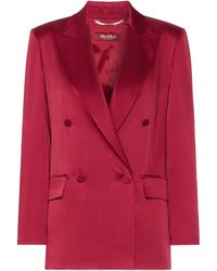Max Mara - Studio Msearca Double-Breasted Blazer - Lyst