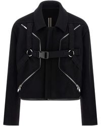 Rick Owens - Blixa Jumbo Mac Zipped Coat - Lyst