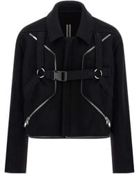 Rick Owens - Blixa Jumbo Mac Zipped Coat - Lyst
