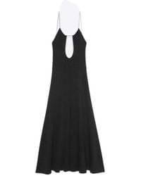 Saint Laurent - Cut-Out Sleeveless Maxi Dress - Lyst