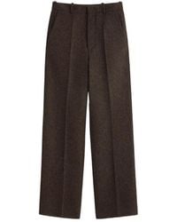 Maison Margiela - Herringbone Wool Trousers - Lyst