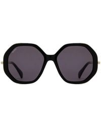Max Mara - Irregular Frame Sunglasses - Lyst
