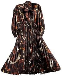 Gucci - Printed Chemisier Dress - Lyst