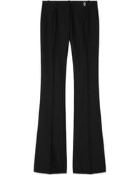 Versace - Striped Flared Pants - Lyst