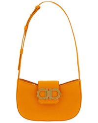 Ferragamo - Double Gancini Mini Shoulder Bag - Lyst