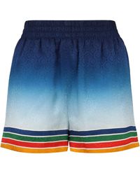 CASABLANCA - Elastic Waist Shorts - Lyst