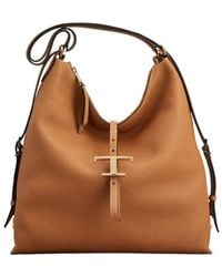 Tod's - T Timeless Medium Leather Shoulder Bag - Lyst