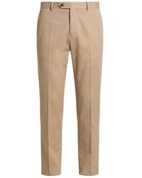 Peserico - Pleated Casual Trousers - Lyst