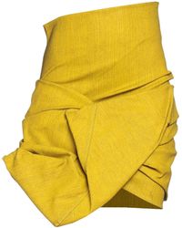 Rick Owens - Plain Colour Denim Skirts - Lyst
