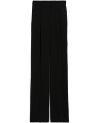 Max Mara - Wide Belt Loop Casual Pants - Lyst