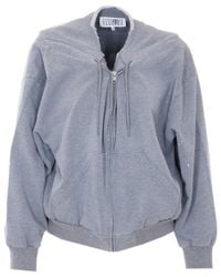 MM6 by Maison Margiela - Distressed Drawstring Jacket - Lyst