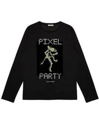Iceberg - T-Shirt With Round Neck And Long Sleeves - Lyst