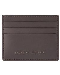 Brunello Cucinelli - Calfskin Card Case - Lyst