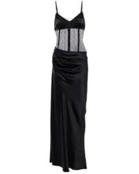 SIR. - Dunya Draped Silk Satin Gown - Lyst