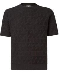 Fendi - Ff Cotton Pullover - Lyst