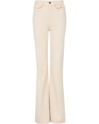 Chloé - Chloé High-Waisted Flared Jeans - Lyst