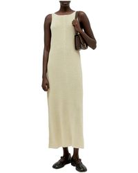 The Row - Fleet Sleeveless Knitted Midi Dress - Lyst