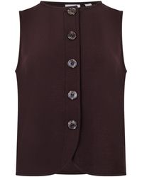 Varley - Button-Front Vest - Lyst