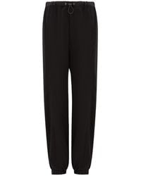 Moncler - Relaxed Fitting Straight Leg Trousers - Lyst