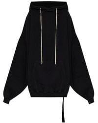 Rick Owens - Oversized Drawstring Hoodie - Lyst